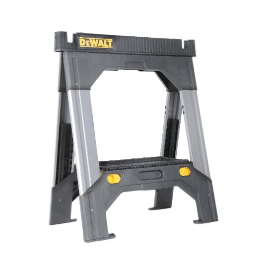 DeWalt Plastic Sawhorse with Adjustable Metal Legs