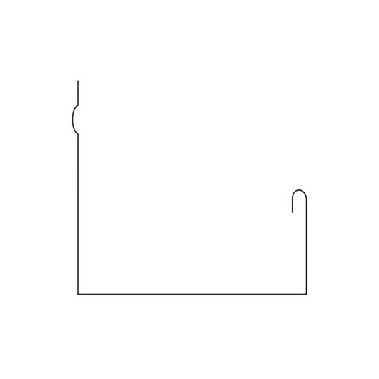 Quality Aluminum Products 1-1/8" x 12' J-Channel