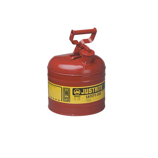Justrite Type I Steel Safety Can - 2 Gallon