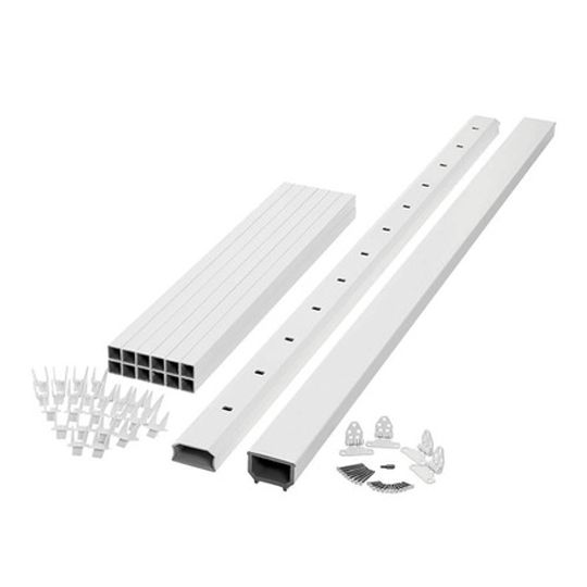 Fiberon 6' Horizon Mission Stair Rail Kit — FID6STAIRWH