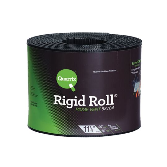 Trimline Building Products 11-1/4" x 20' Rigid Roll Ridge Vent