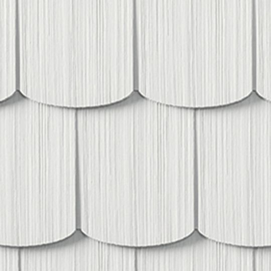 CertainTeed Siding Cedar Impressions Single 6-1/3" Polymer Scallop Edge Shingle Siding — CERCI6SCCW