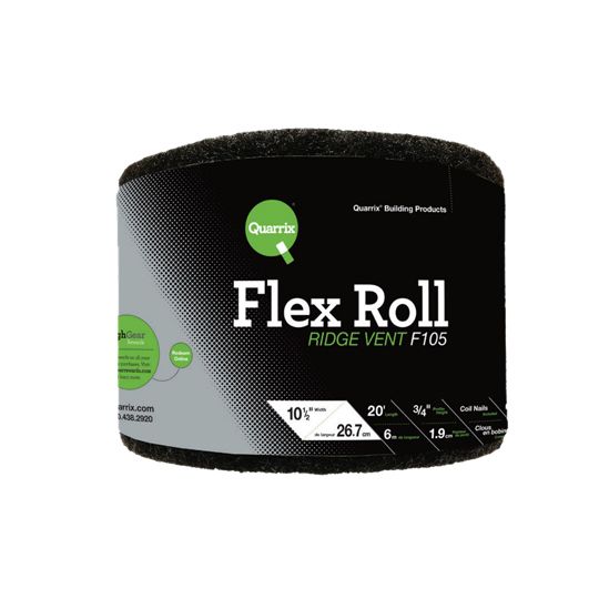 Trimline Building Products 10-1/2" x 20' Quarrix Flex Roll Ridge Vent