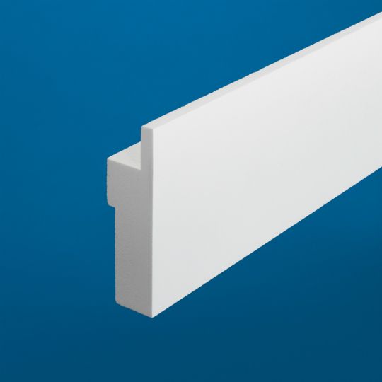 CertainTeed Siding 5/4" x 4" x 18' Restoration Millwork J-Pocket Trimboard - Smooth with Cut-Out