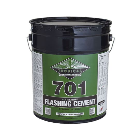 Tropical Roofing Products 701 All Weather Flashing Cement - 3 Gallon Pail
