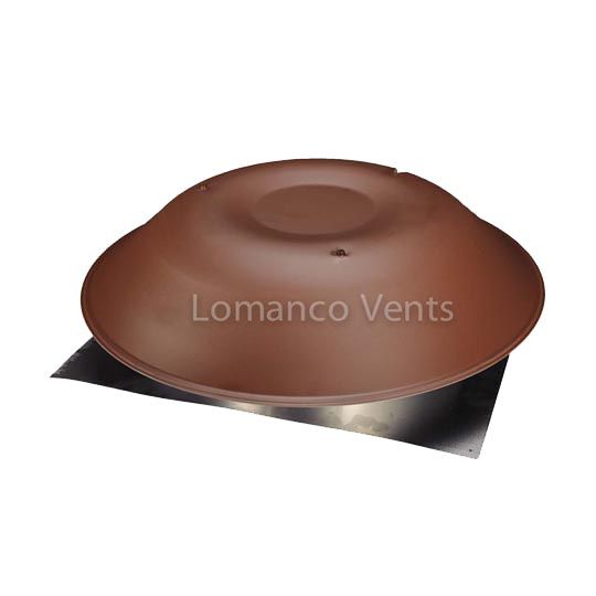 Lomanco 135-Series Dome Static Roof Louver — Ventilation and Drainage — LOM135BR