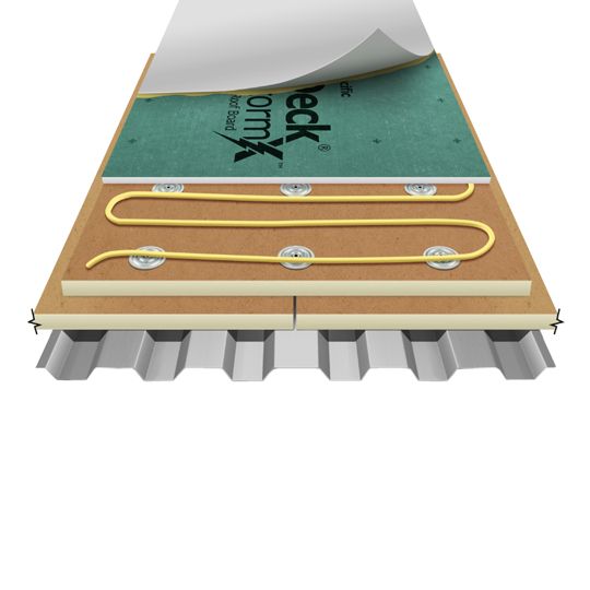Georgia Pacific 5/8" x 4' DensDeck StormX Primed Roof Board — Roofing Insulation