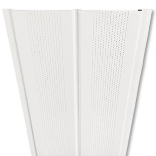 Mastic Endurance Double 6" Lanced U-Groove Aluminum Soffit — ACOLFAS1221604