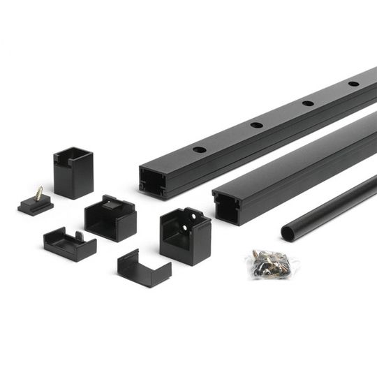Trex Signature Stair Rail Kit with Round Balusters — TRXSISRKRB836BK