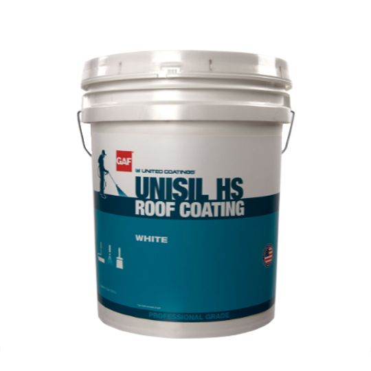 HydroStop United Coatings Unisil Hs Roof Coating - 5 Gallon Pail — HYSUHSDG5