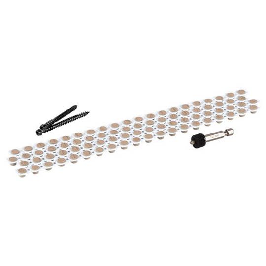 Olympic Manufacturing Cortex Hidden Fastening System for Azek Advanced PVC Decking - 100 Sq. Ft. Kit — FMCTX-AZ100SFFWO