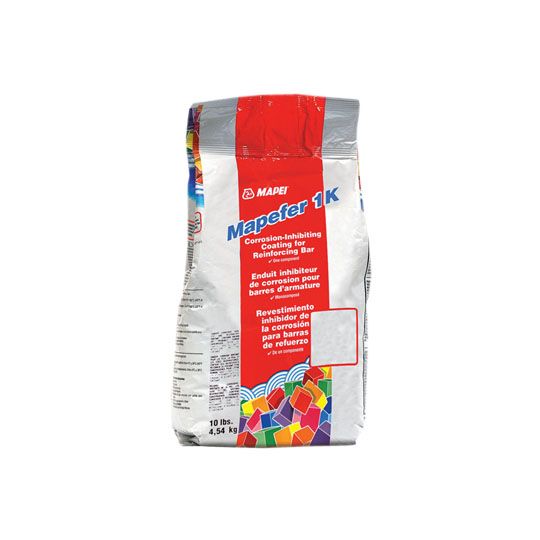 Mapei Mapefer 1K Corrosion-Inhibiting Coating for Reinforcing Steel