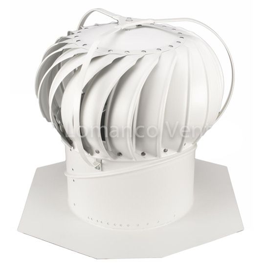 Lomanco 12" Whirlybird Externally Braced Turbine Ventilator — Ventilation and Drainage — LOMBEB12WH