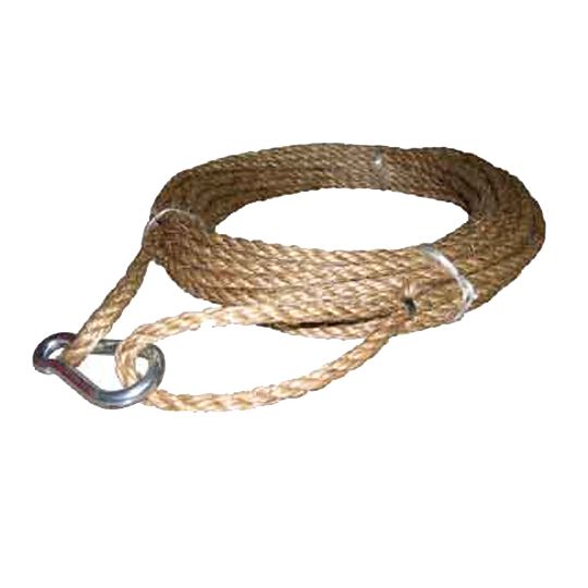 Roofmaster 3/8" x 60' Pull Rope with Snap