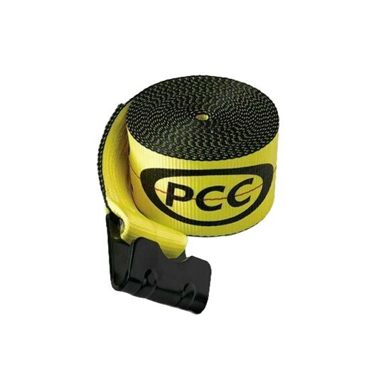 Pacific Cargo Control Winch Strap with Flat Hook — PCF2630FH