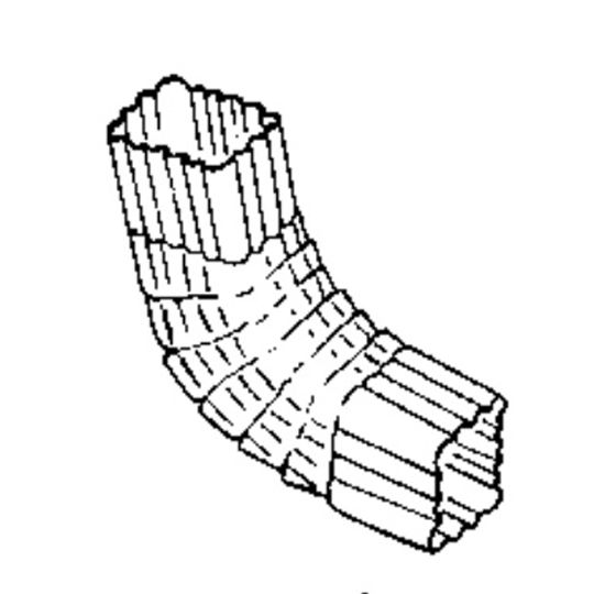 Mastic 2" x 3" Style B 75° Elbow — ACOE2X3BA0