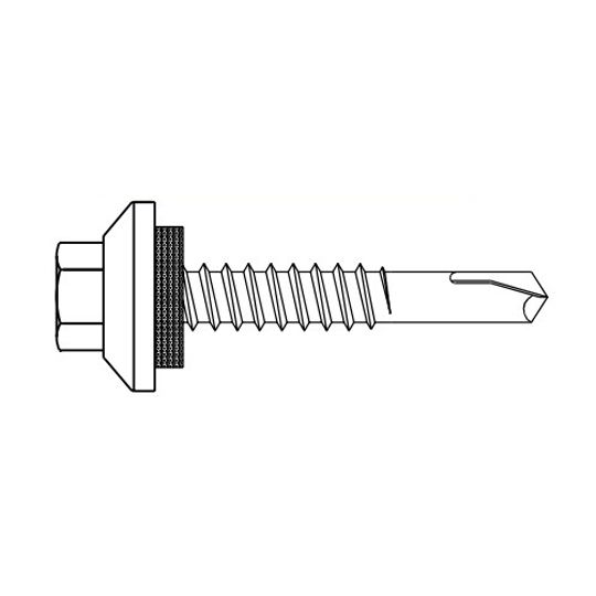 Metal Sales #12 x 1-1/4" Xl Self Drilling Screws - Bag of 250