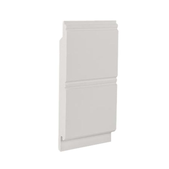 Azek 1/2" x 6" x 12' Beadboard with Center Bead - Traditional Finish