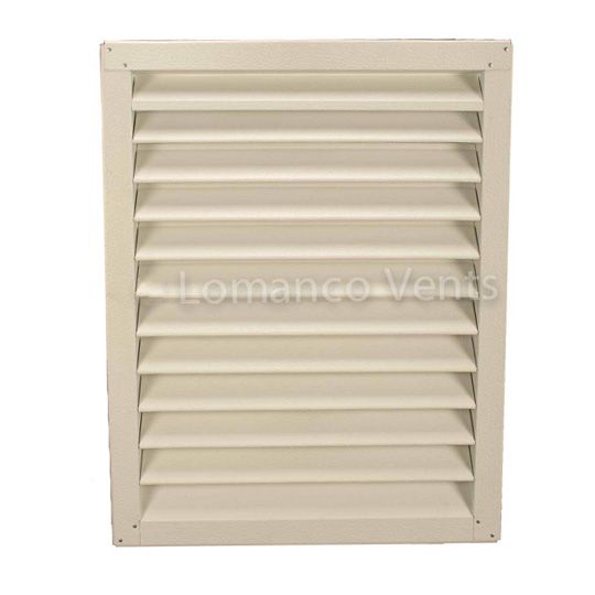 Lomanco 18" x 24" 100-Series Square Flush Mount Gable Louver — LOM1001824W