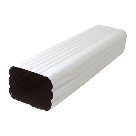 Senox Corporation Traditional Painted Aluminum Rectangular Downspout — SNX4144251030