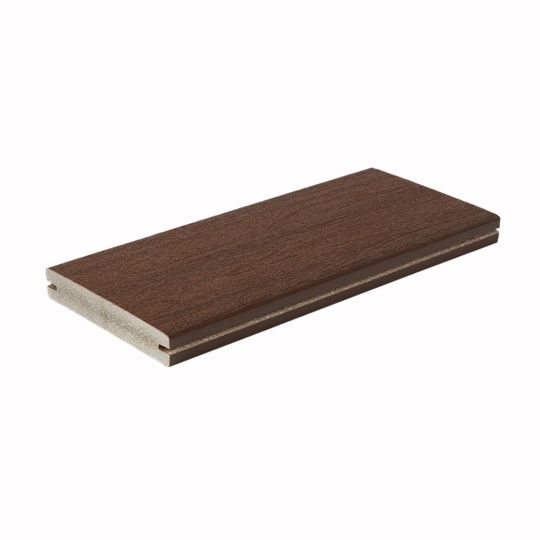 Fiberon 12' Symmetry Grooved-Edge Decking Board — FIDSY1612GBUM