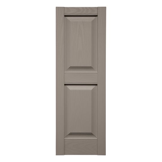 TRI-BUILT Standard Raised Panel Shutters (Pair) — TRI021862001