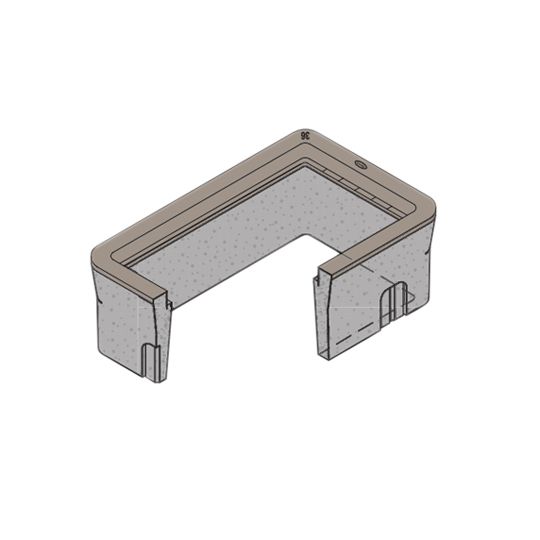 Oldcastle Enclosures 17-1/8" x 30-1/4" Christy N36 Concrete Electric Utility Box