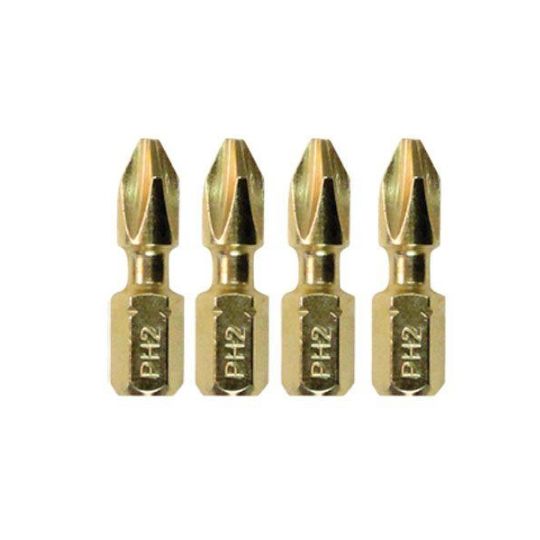 Makita #2 x 1" Impact Gold Phillips Bits - Pack of 15