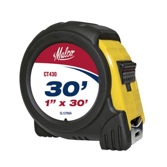 Malco 1" x 30' Tape Measure