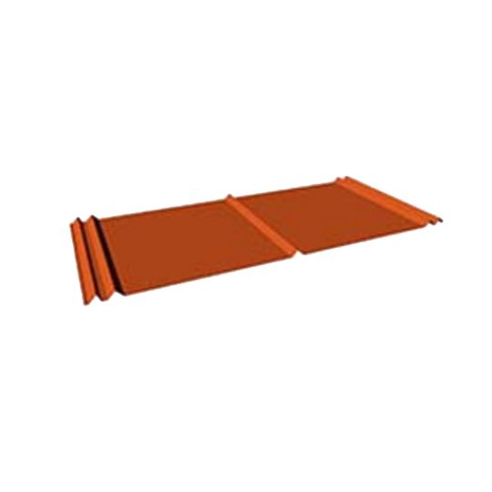 DOT Metal Products 10' 5V Galvalume Crimp Metal Roofing Panel - 29 Gauge