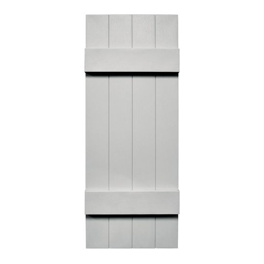 Mid-America Board-N-Batten Standard Four-Board Joined Shutter — MABBNB4BJ1463030