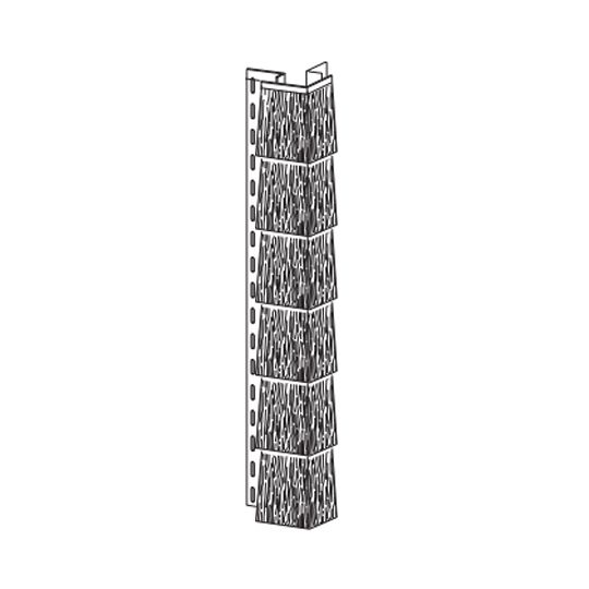 Mastic Cedar Discovery Triple 5" Perfection Outside Corner Post — ACOCDP50OCPE21