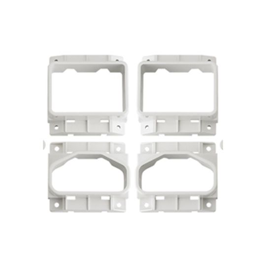Color Guard Railing Systems Straight Rail Bracket- Madison, Savannah, Tuscany — COGW230ERBKH4
