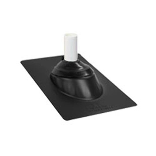 IPS Multi-Size 3 in 1 (3 N 1) Galvanized Steel Base Roof Flashing for 1-1/4", 1-1/2", 2", or 3" Vent Pipe — Flashings — IPSGB31BL