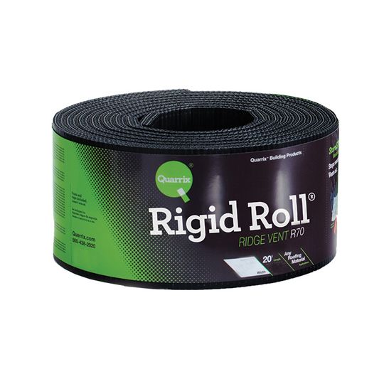 Quarrix 11-1/4" x 20' Rigid Roll Ridge Vent — QUX020524