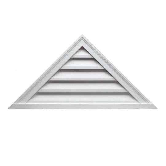 Fypon Molded Millwork 48" x 22" Functional Triangle Louver