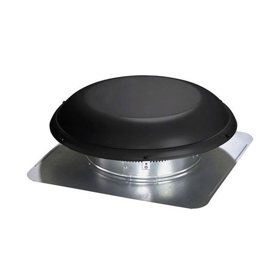 Air Vent Airhawk Round Galvanized Metal Static Dome Vent — AIRB144BL