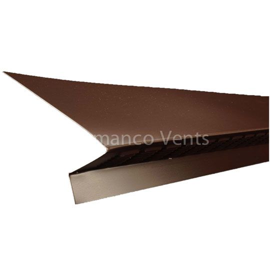 Lomanco 10' Continuous Soffit Drip Edge Starter Vent — Roofing Accessories — LOMSV10BR