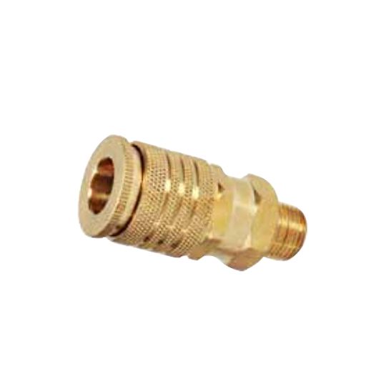 Grip-Rite 1/4" I/M Series Universal Brass Coupler, 3/8" Female Npt