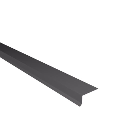 Able Sheet Metal 28 Gauge x 1" x 2" Nosing Grip — ABMNOS1228CH