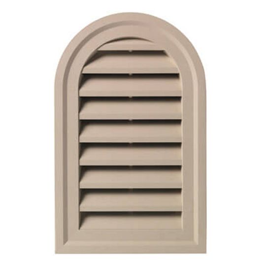 Mastic 14" x 22" Round Top Gable Vent — ACORDTOPGV1402