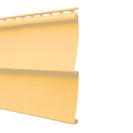 Mitten Building Products Highland Double 4-1/2" Horizontal Vinyl Siding - Satin Finish Wood Grain — MITHLD45HWGNI