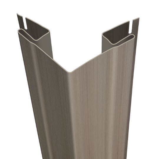 CertainTeed Siding 3/4" x 3-1/3" x 10' Outside Corner Post - Woodgrain Finish — CEROSCP34WG10WB
