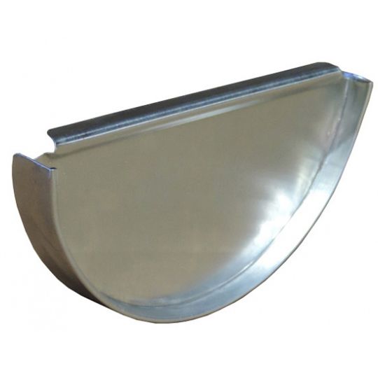 Berger Building Products 6" Half Round Mill Finish Aluminum End Cap