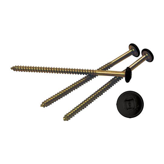 Mid-America Painted Screws — MABPS3BK12