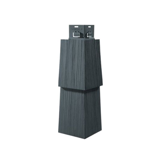 CertainTeed Siding Cedar Impressions Double 7" Straight Edge Rough-Split Mitered Corner Post — CERMCD7RSPB