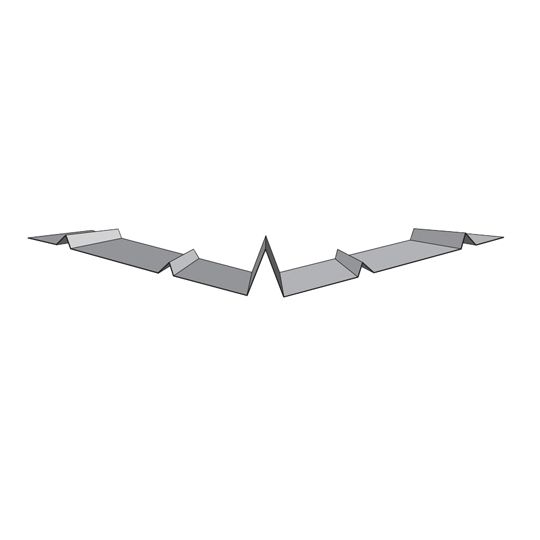Decra Roofing Systems 24" x 6'6" Villa Tile Valley — DRSVV2466