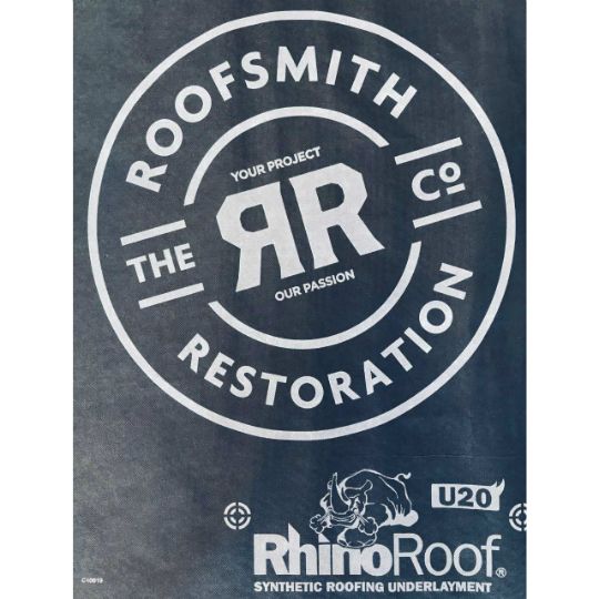 RhinoRoof 42" x 286' U20 Synthetic Roofing Underlayment - Roofsmith Restoration - 10 Sq. Roll