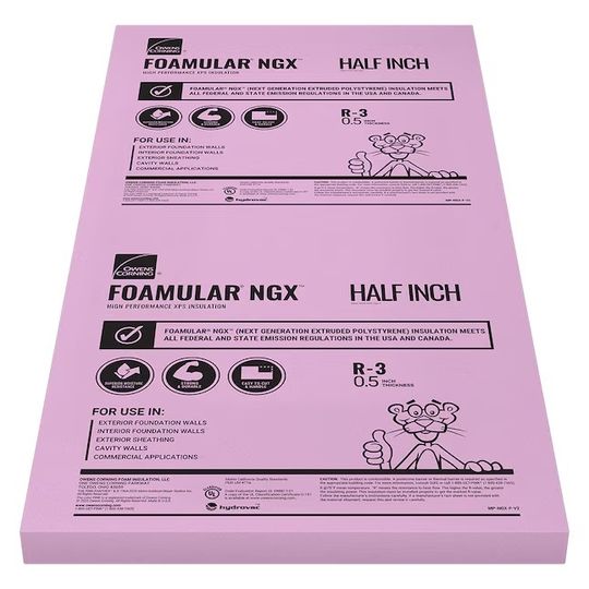 Owens Corning Ocf Foamular NGX 0.5 Se 4X8