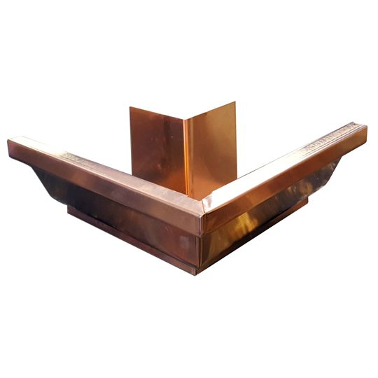 Berger Building Products 16 Oz. 8" K-Style Outside Copper 90° Box Miter